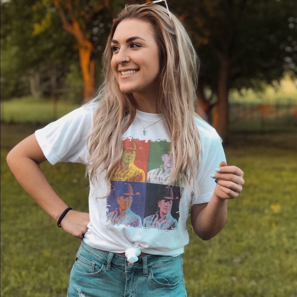 George Strait Block Tee